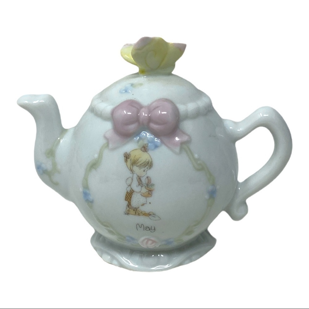 The Enesco Precious Moments Collection Tea Pot 1993 Vintage